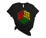 FREEISH SINCE 1865- JUNETEENTH - BREAK EVERY CHAIN CUBE