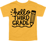 HELLO THIRD GRADE - PENCIL