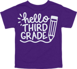 HELLO THIRD GRADE - PENCIL