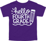 HELLO FOURTH GRADE - PENCIL