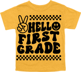 HELLO FRIST GRADE - PEACE SIGN WITH TRACKS