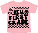 HELLO FRIST GRADE - PEACE SIGN WITH TRACKS