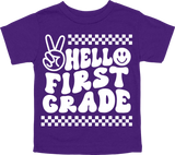 HELLO FRIST GRADE - PEACE SIGN WITH TRACKS