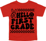 HELLO FRIST GRADE - PEACE SIGN WITH TRACKS