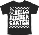 HELLO KINDERGARTEN - PEACE SIGN WITH TRACKS