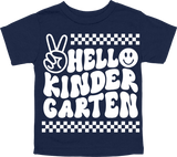 HELLO KINDERGARTEN - PEACE SIGN WITH TRACKS