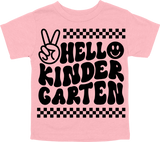 HELLO KINDERGARTEN - PEACE SIGN WITH TRACKS