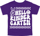 HELLO KINDERGARTEN - PEACE SIGN WITH TRACKS