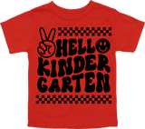 HELLO KINDERGARTEN - PEACE SIGN WITH TRACKS