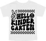 HELLO KINDERGARTEN - PEACE SIGN WITH TRACKS