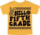 HELLO FIFTH GRADE - PEACE SIGN WITH TRACKS