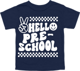 HELLO PRESCHOOL - PEACE SIGN WITH TRACKS