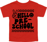 HELLO PRESCHOOL - PEACE SIGN WITH TRACKS