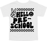 HELLO PRESCHOOL - PEACE SIGN WITH TRACKS