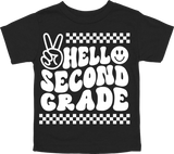 HELLO SECOND GRADE - PEACE SIGN WITH TRACKS