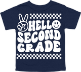 HELLO SECOND GRADE - PEACE SIGN WITH TRACKS