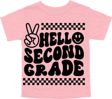 HELLO SECOND GRADE - PEACE SIGN WITH TRACKS