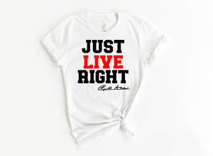 "MAMA SAID" - JUST LIVE RIGHT - DESIGN 4