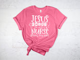 JESUS SAVES - I AM JUST A NURSE LENDING MY HAND