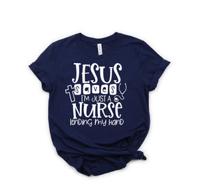 JESUS SAVES - I AM JUST A NURSE LENDING MY HAND