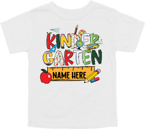 KINDERGARTEN GRADE RULER - CUSTOMIZE NAME IN THE COMMENT SECTION