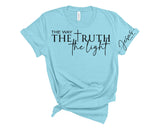 THE WAY ~ THE TRUTH ~ THE LIGHT - JESUS JOHN 14:6 SCRIPT ON THE SLEEVE