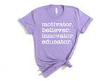 MOTIVATOR . BELIEVER. INNOVATOR. EDUCATOR.