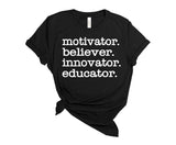 MOTIVATOR . BELIEVER. INNOVATOR. EDUCATOR.