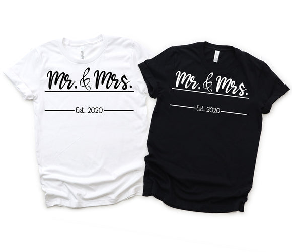 MR. & MRS. EST ARROW - CUSTOMIZE LAST NAME & YEAR IN COMMENT SECTION
