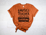 MUSIC TEACHER - I PREFER THE TERM EDUCATIONAL ROCK STAR