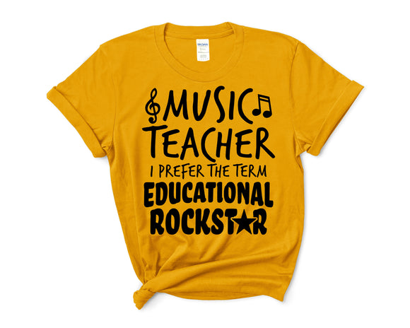 MUSIC TEACHER - I PREFER THE TERM EDUCATIONAL ROCK STAR