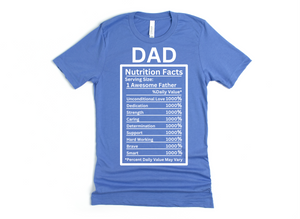 DAD NUTRITION FACTS