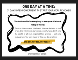 **NEW**ONE DAY AT A TIME EMPOWERMENT CARDS - Digital Download