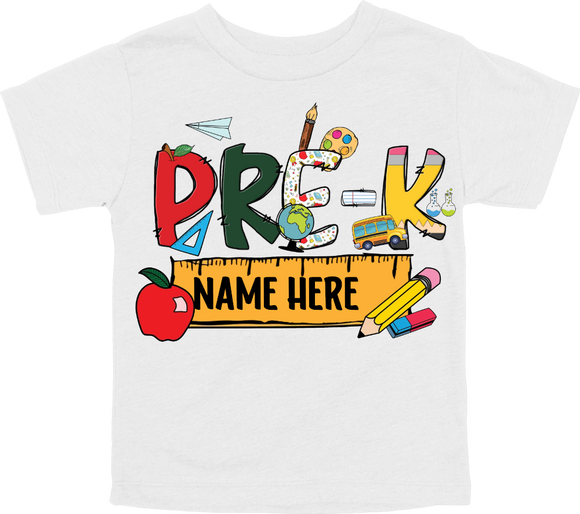 PRE-K RULER - CUSTOMIZE NAME IN THE COMMENT SECTION