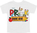 PRE-K RULER - CUSTOMIZE NAME IN THE COMMENT SECTION