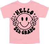 HELLO - 5TH GRADE - SMILE WITH PEACE SIGNS