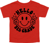 HELLO - 5TH GRADE - SMILE WITH PEACE SIGNS