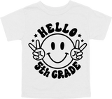 HELLO - 5TH GRADE - SMILE WITH PEACE SIGNS