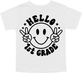 HELLO - 1ST GRADE - SMILE WITH PEACE SIGNS