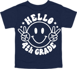 HELLO - 4TH GRADE - SMILE WITH PEACE SIGNS