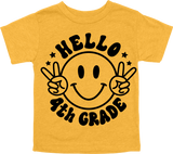 HELLO - 4TH GRADE - SMILE WITH PEACE SIGNS