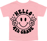 HELLO - 4TH GRADE - SMILE WITH PEACE SIGNS