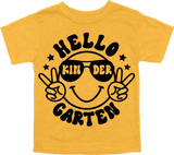 HELLO - KINDERGARTEN -  SMILE WITH PEACE SIGNS