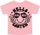 HELLO - KINDERGARTEN -  SMILE WITH PEACE SIGNS