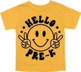 HELLO - PRE-K -  SMILE WITH PEACE SIGNS