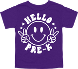 HELLO - PRE-K -  SMILE WITH PEACE SIGNS