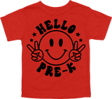 HELLO - PRE-K -  SMILE WITH PEACE SIGNS