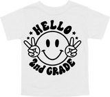 HELLO - 2ND GRADE - SMILE WITH PEACE SIGNS