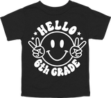 HELLO - 6TH GRADE - SMILE WITH PEACE SIGNS