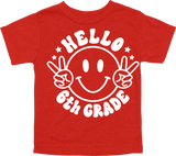 HELLO - 6TH GRADE - SMILE WITH PEACE SIGNS